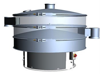 Modulaire standaard zeefmachine of trilzeef voor industriële scheiding van vaste stoffen