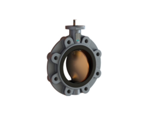 Vlinderklep Tapped Lug type series S 65 Bonded liner | Beta Industries